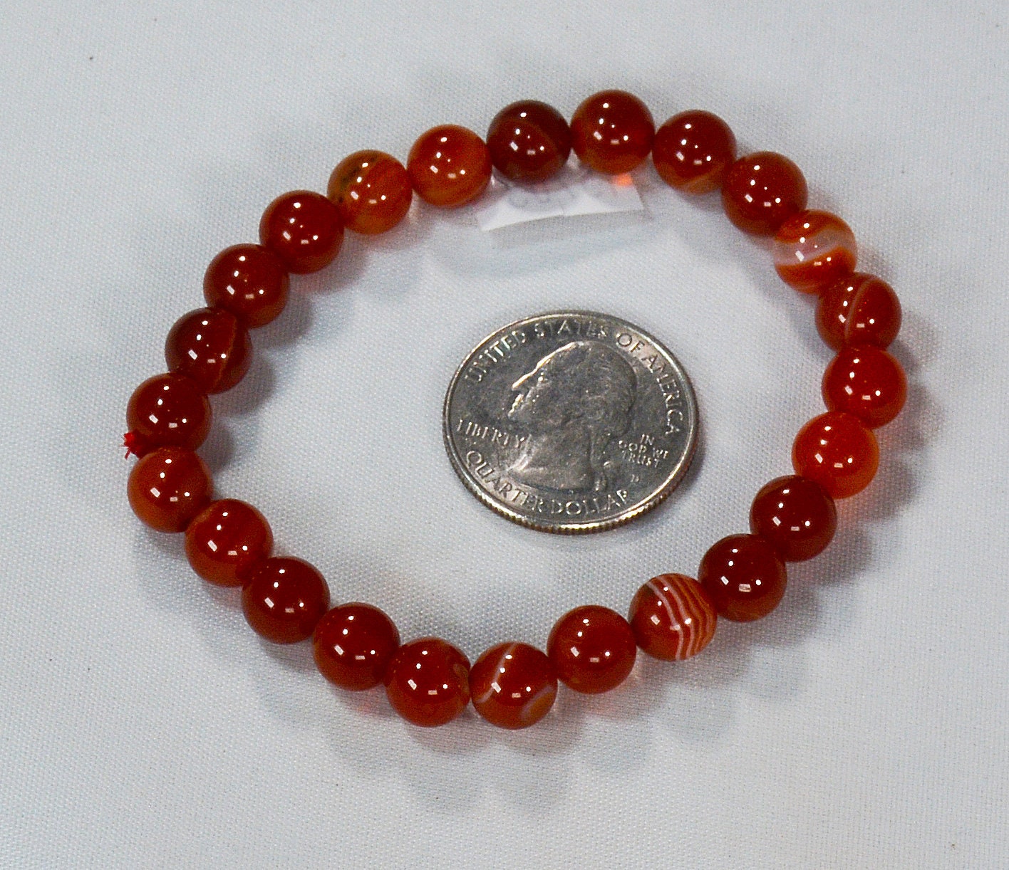 Carnelian Stretch Bracelet for Healing and Energy All Tribes Treasures