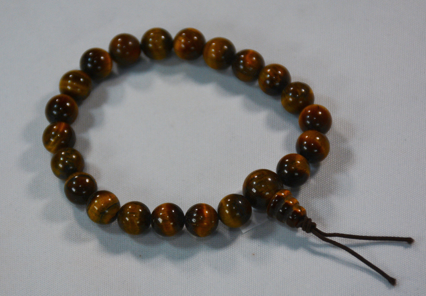 8mm Tiger's Eye Mala Bracelet for Spiritual Healing All Tribes Treasures