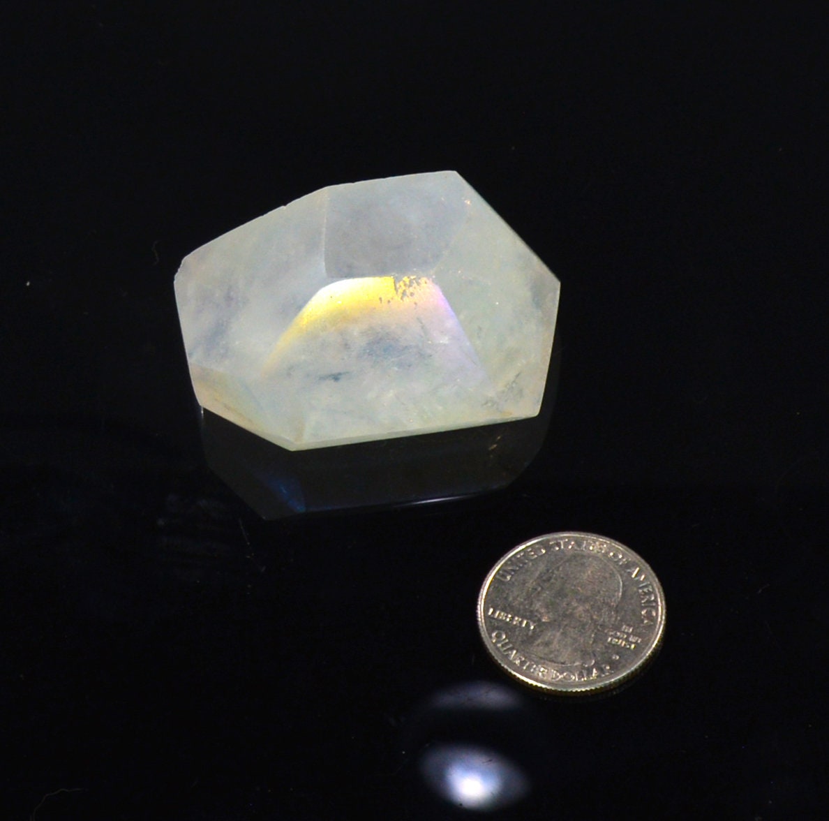 Angel Aura Quartz Crystal – Unique Polished Stone All Tribes Treasures