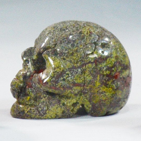 Dragon Blood Jasper Skull for Spiritual Healing & Courage All Tribes Treasures