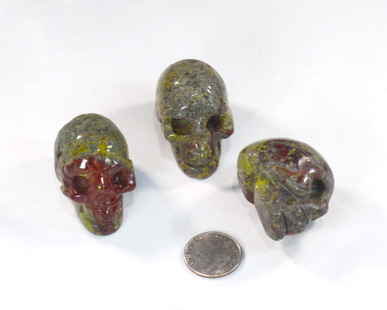 Dragon Blood Jasper Skull for Spiritual Healing & Courage All Tribes Treasures