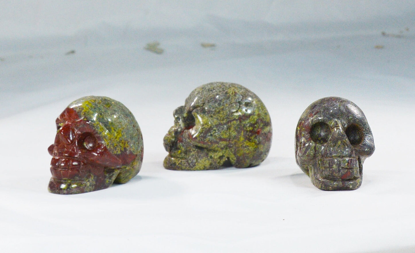 Dragon Blood Jasper Skull for Spiritual Healing & Courage All Tribes Treasures