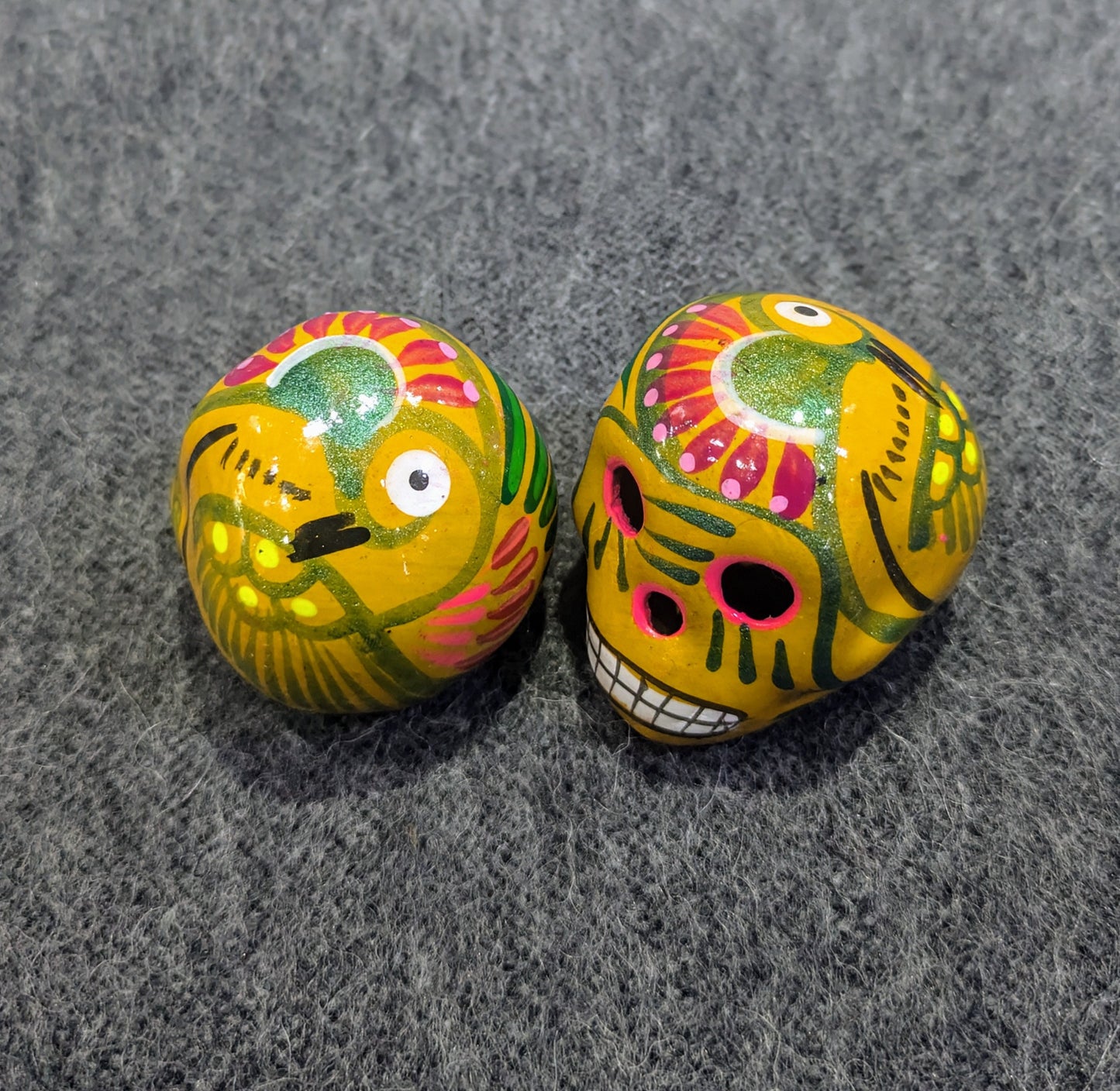 Hand Painted Sugar Skull from México | Ceramic Art All Tribes Treasures