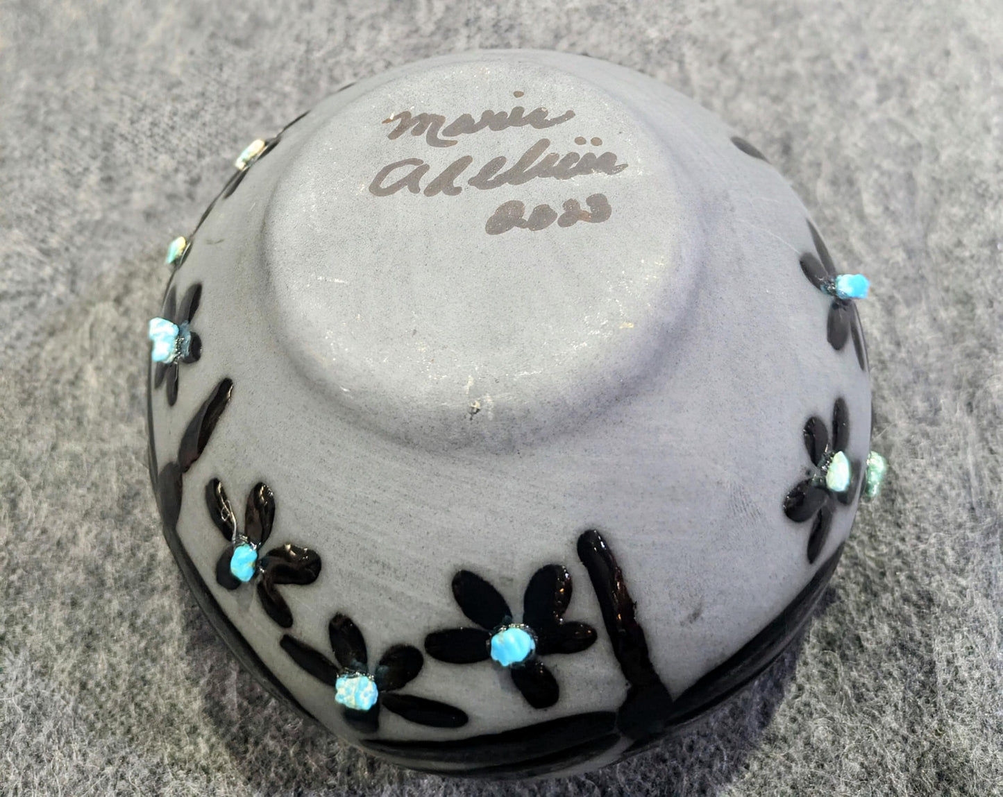 Black Pottery Vase by Maria Adelicia | Native Art All Tribes Treasures