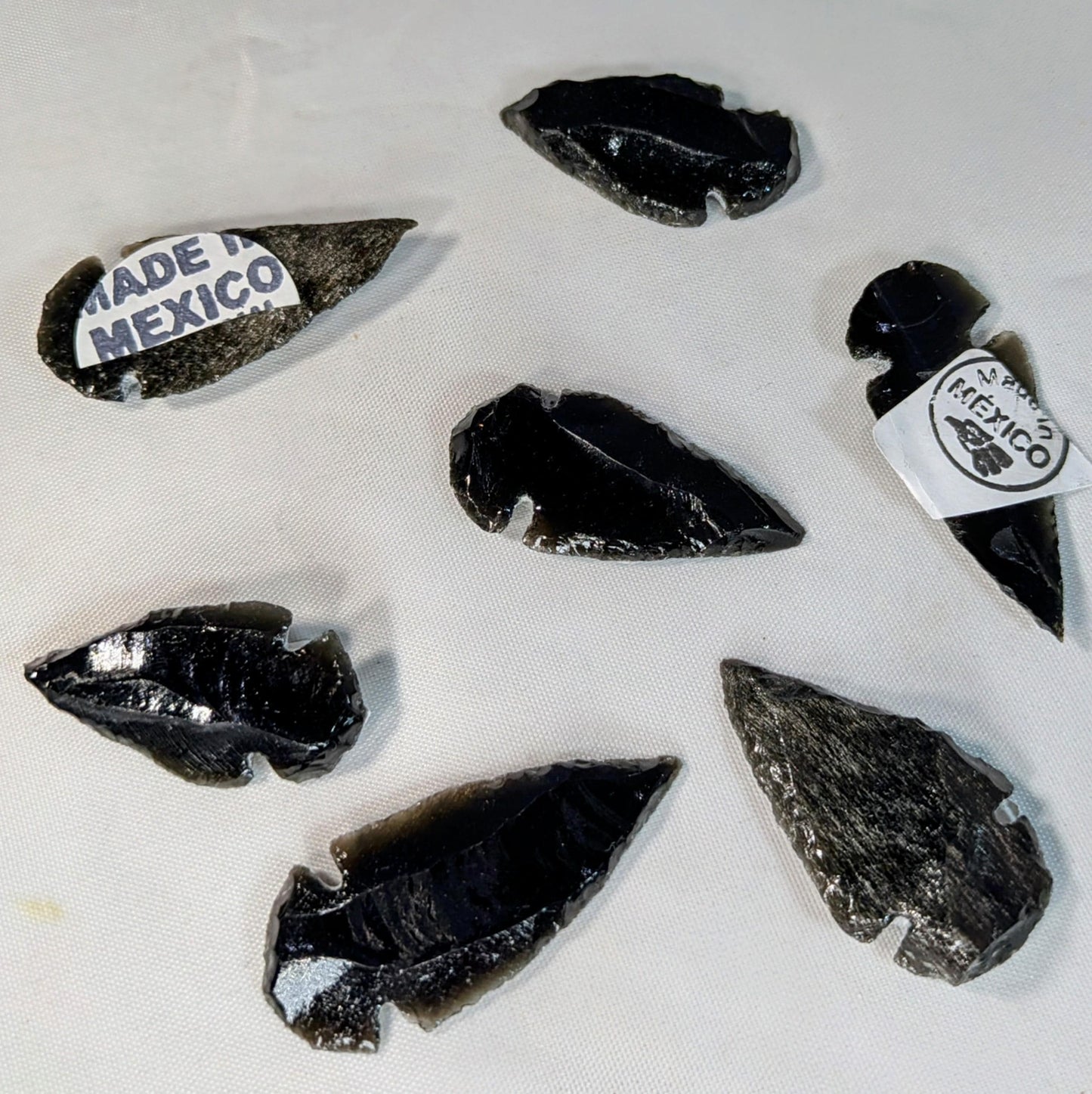 Obsidian Arrowheads Hand-Knapped - Hecho en Mexico All Tribes Treasures