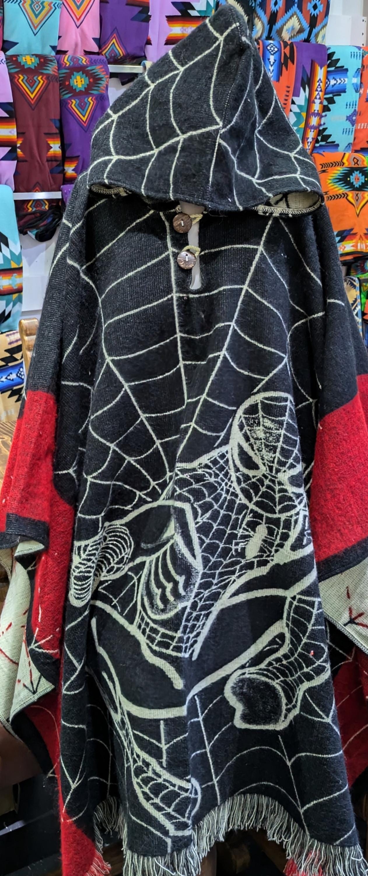 Unisex Spider-Man Reversible Poncho – Handmade Gift All Tribes Treasures