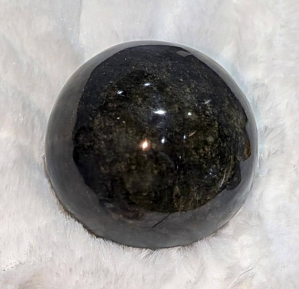 Sheen Obsidian Healing Sphere from Mexico All Tribes Treasures
