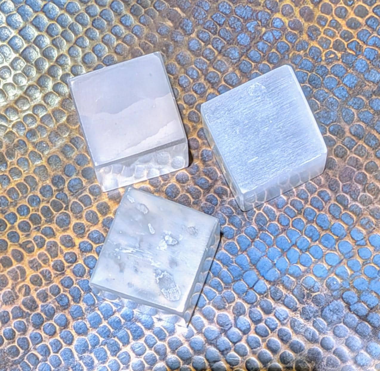Selenite Cube Teaching Aid and Healing Crystal All Tribes Treasures