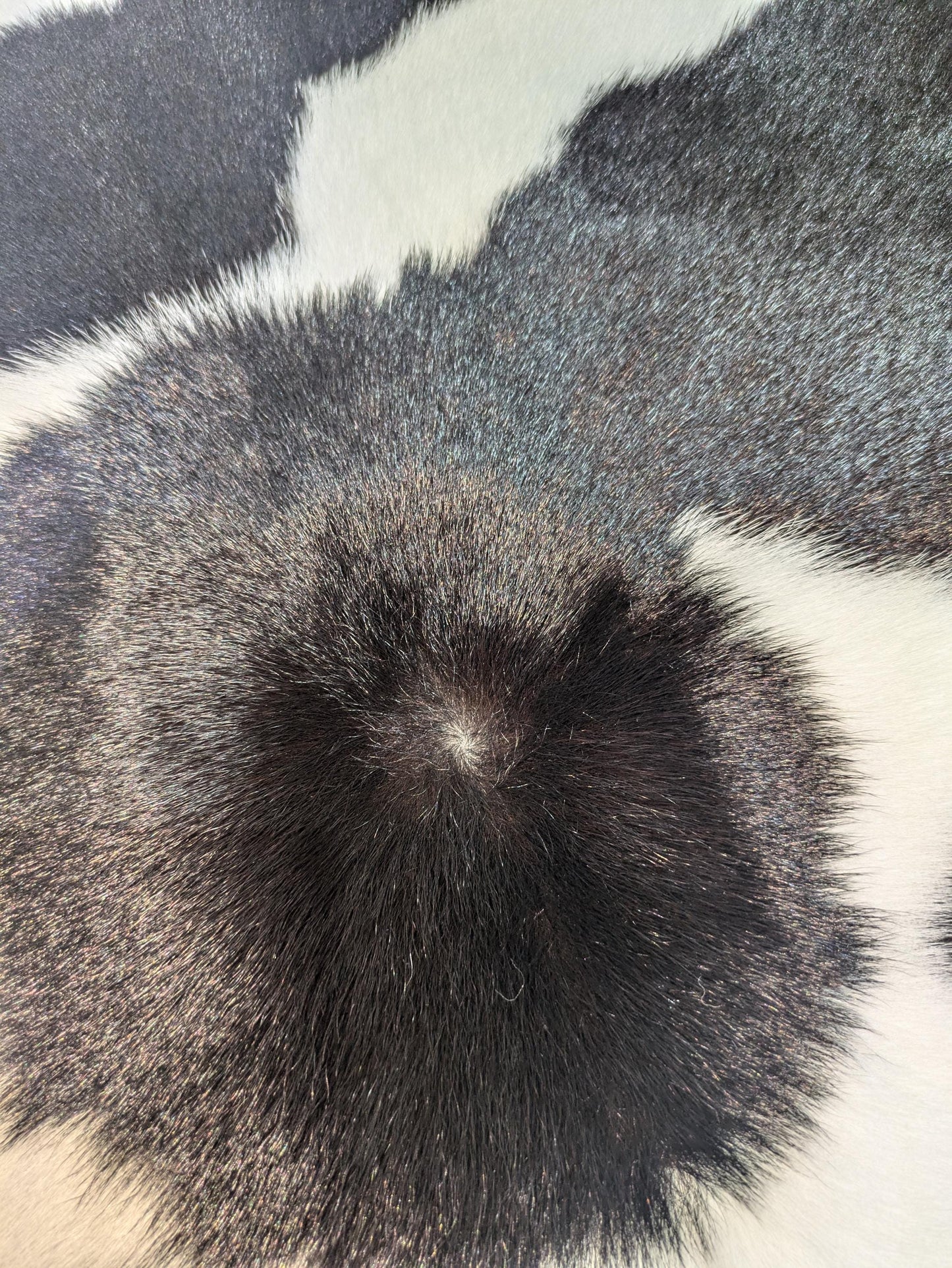 Decorative Calf Fur Rug with Suede Back, Handcrafted in Brazil All Tribes Treasures