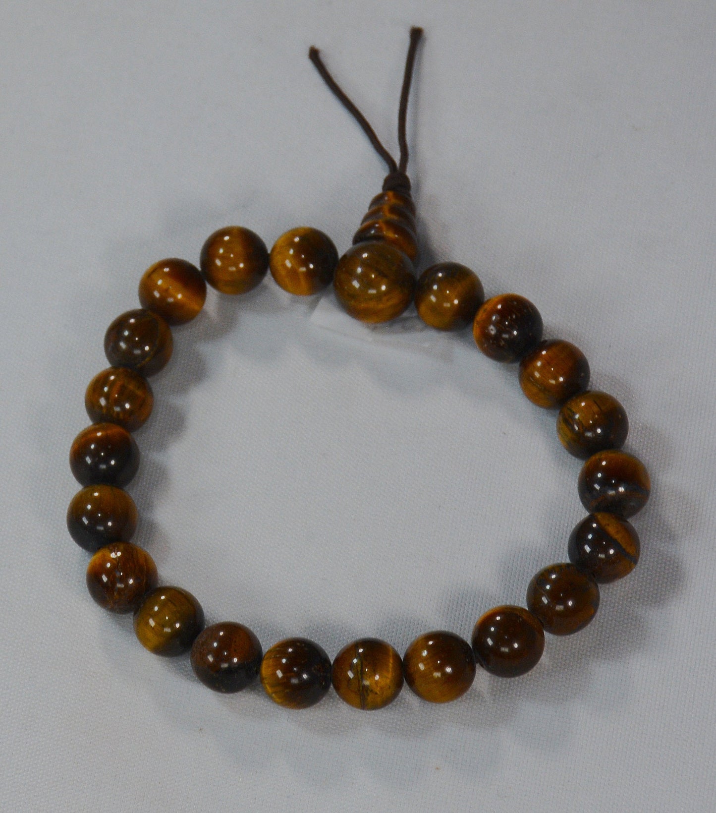 8mm Tiger's Eye Mala Bracelet for Spiritual Healing All Tribes Treasures