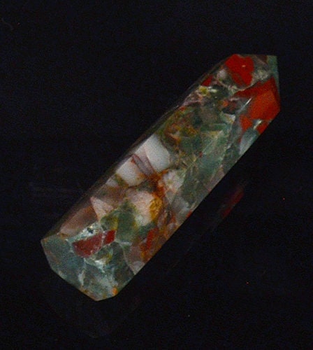 Bloodstone Crystal Point 6-Sided Obelisk Tower All Tribes Treasures