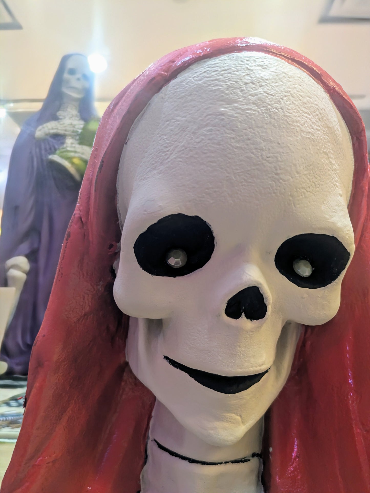 Santa Muerte Resin Statue New Mexico Style All Tribes Treasures