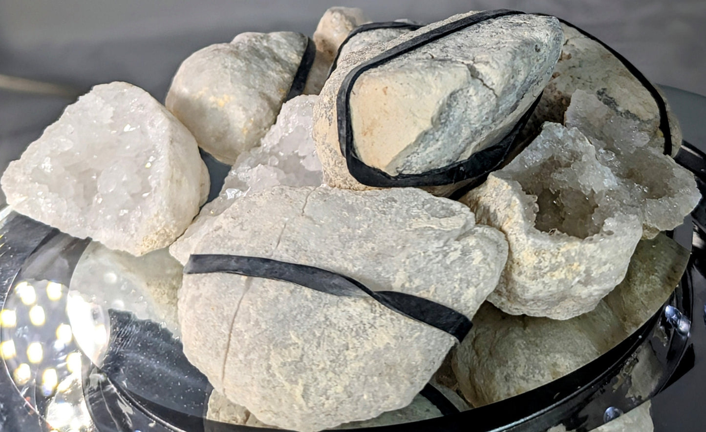 Clear Quartz & Agate Mexican Geode Pairs All Tribes Treasures