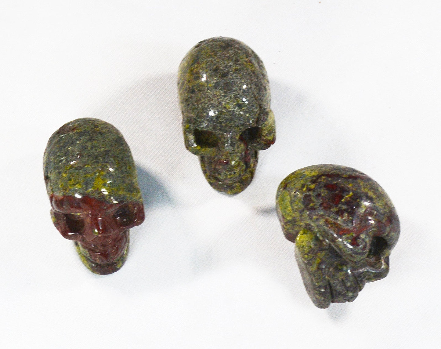Dragon Blood Jasper Skull for Spiritual Healing & Courage All Tribes Treasures