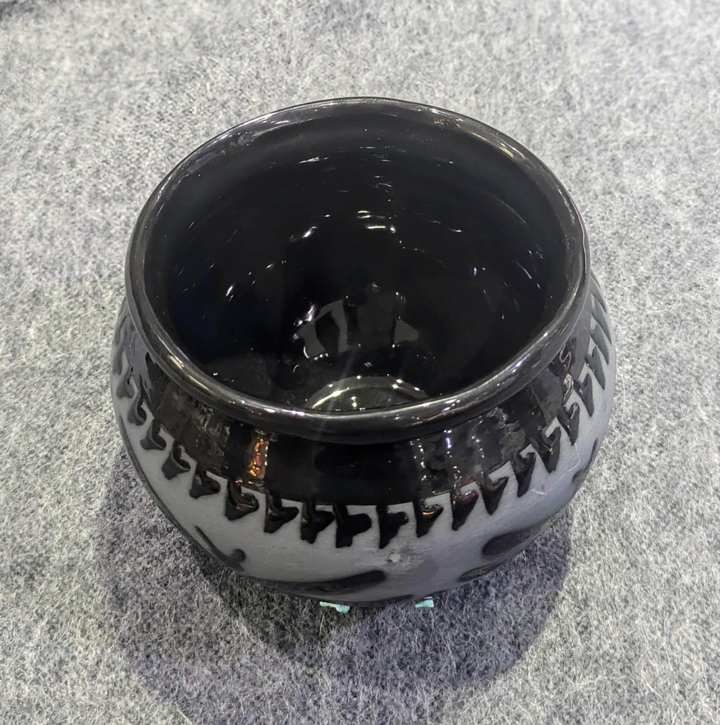 Black Pottery Vase by Maria Adelicia | Native Art All Tribes Treasures