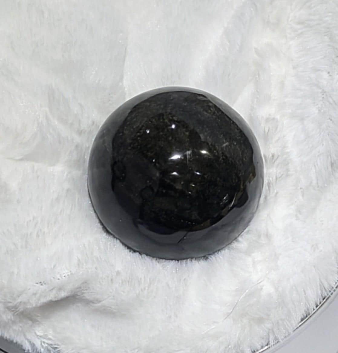 Sheen Obsidian Healing Sphere from Mexico All Tribes Treasures