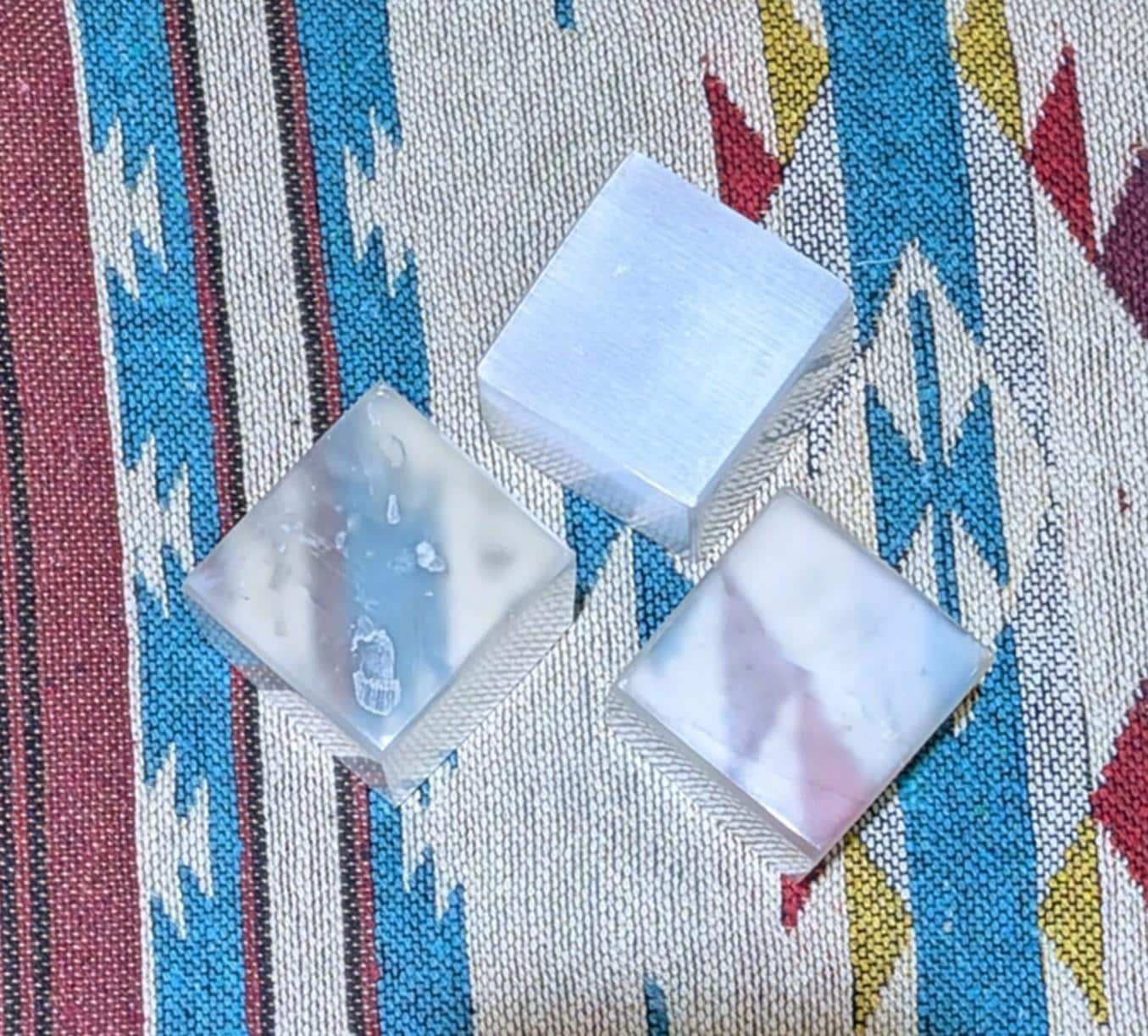 Selenite Cube Teaching Aid and Healing Crystal All Tribes Treasures