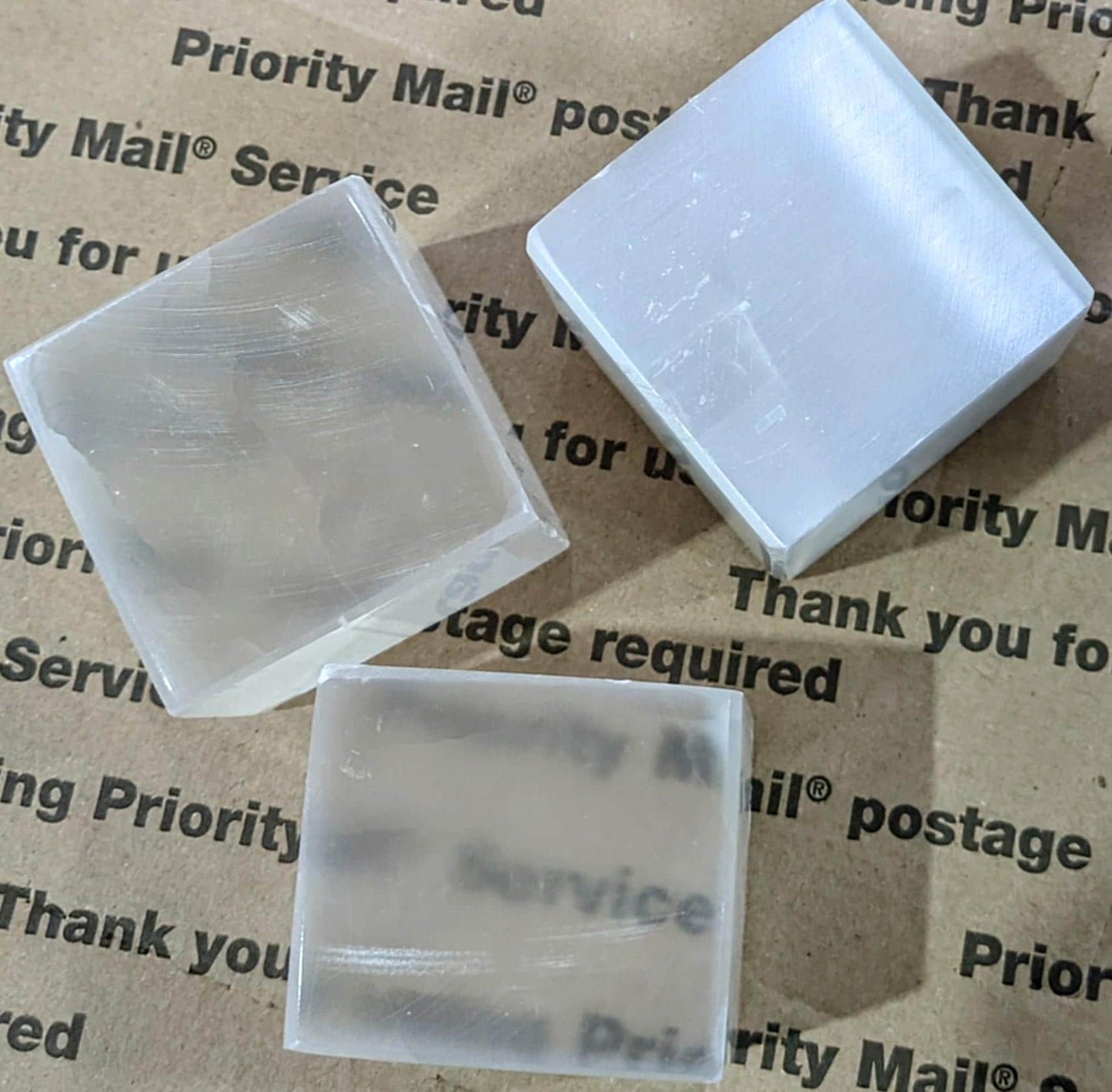 Selenite Cube Teaching Aid and Healing Crystal All Tribes Treasures