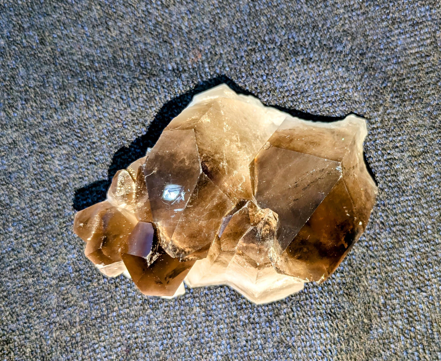 Unique Medium Smokey Quartz Crystal Cluster from Brazil All Tribes Treasures