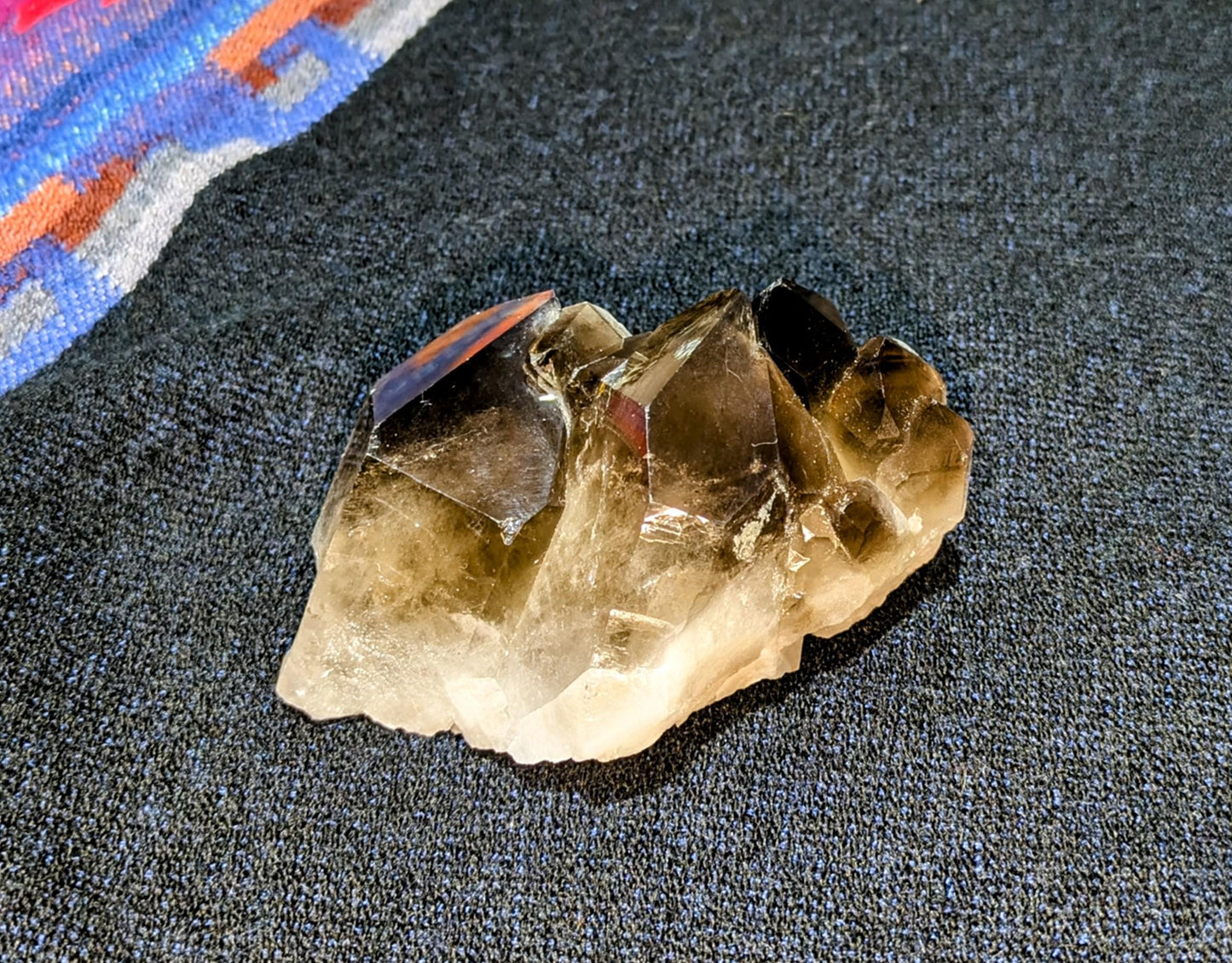 Unique Medium Smokey Quartz Crystal Cluster from Brazil All Tribes Treasures