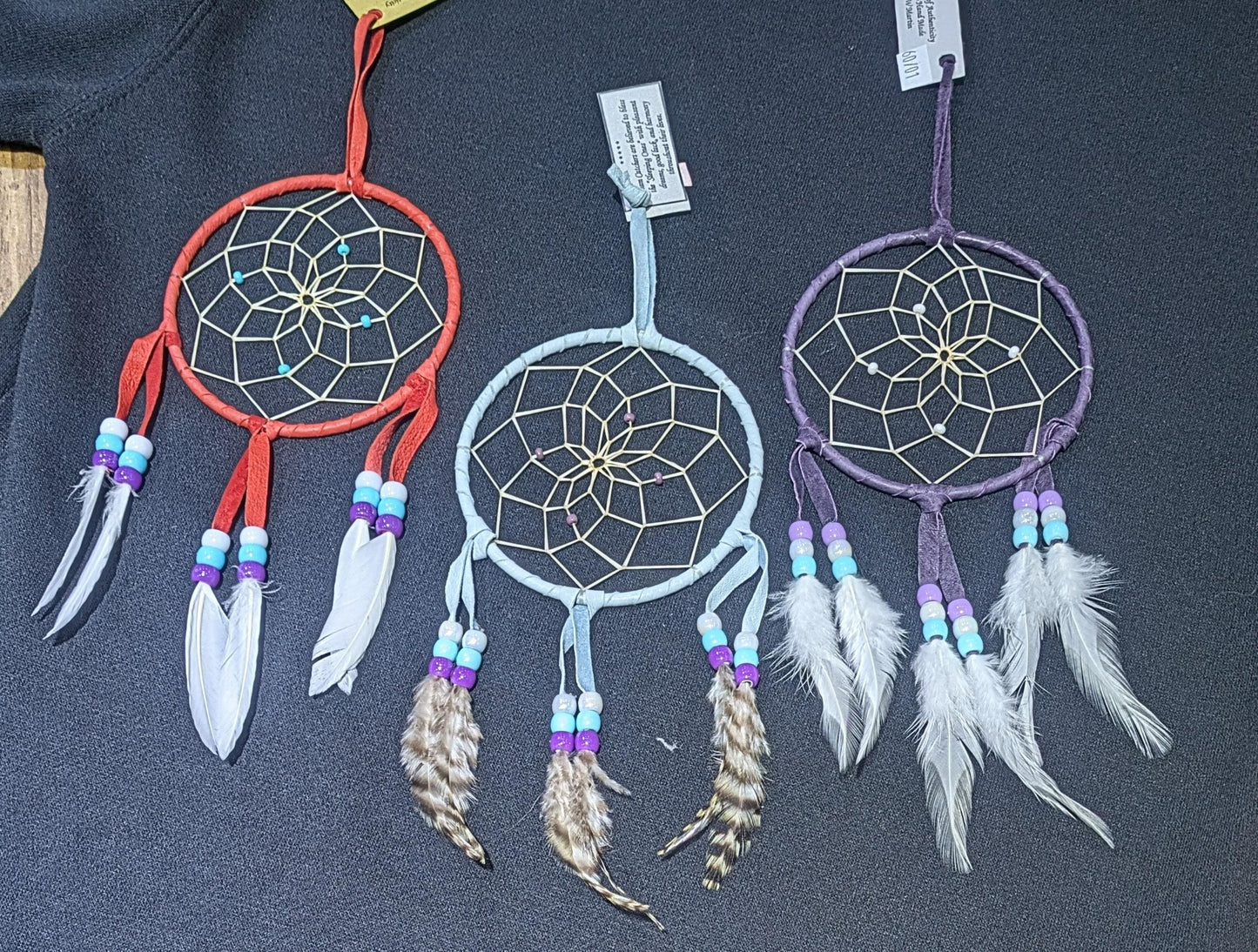 Traditional Diné Dream Catchers in Gemstone Colors All Tribes Treasures