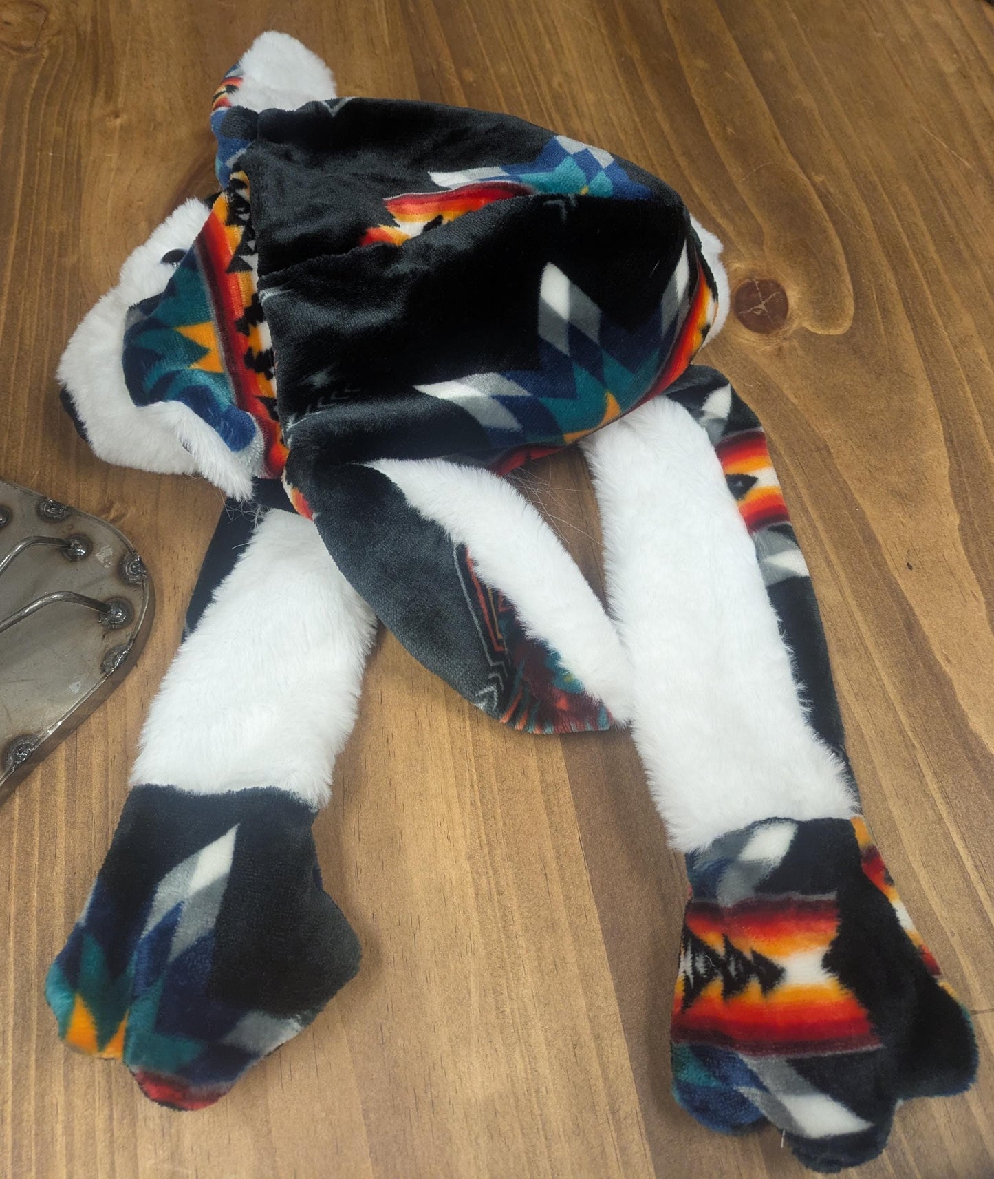 Light-Up LED Wolf Hat with Squeaky Paws & Ears All Tribes Treasures