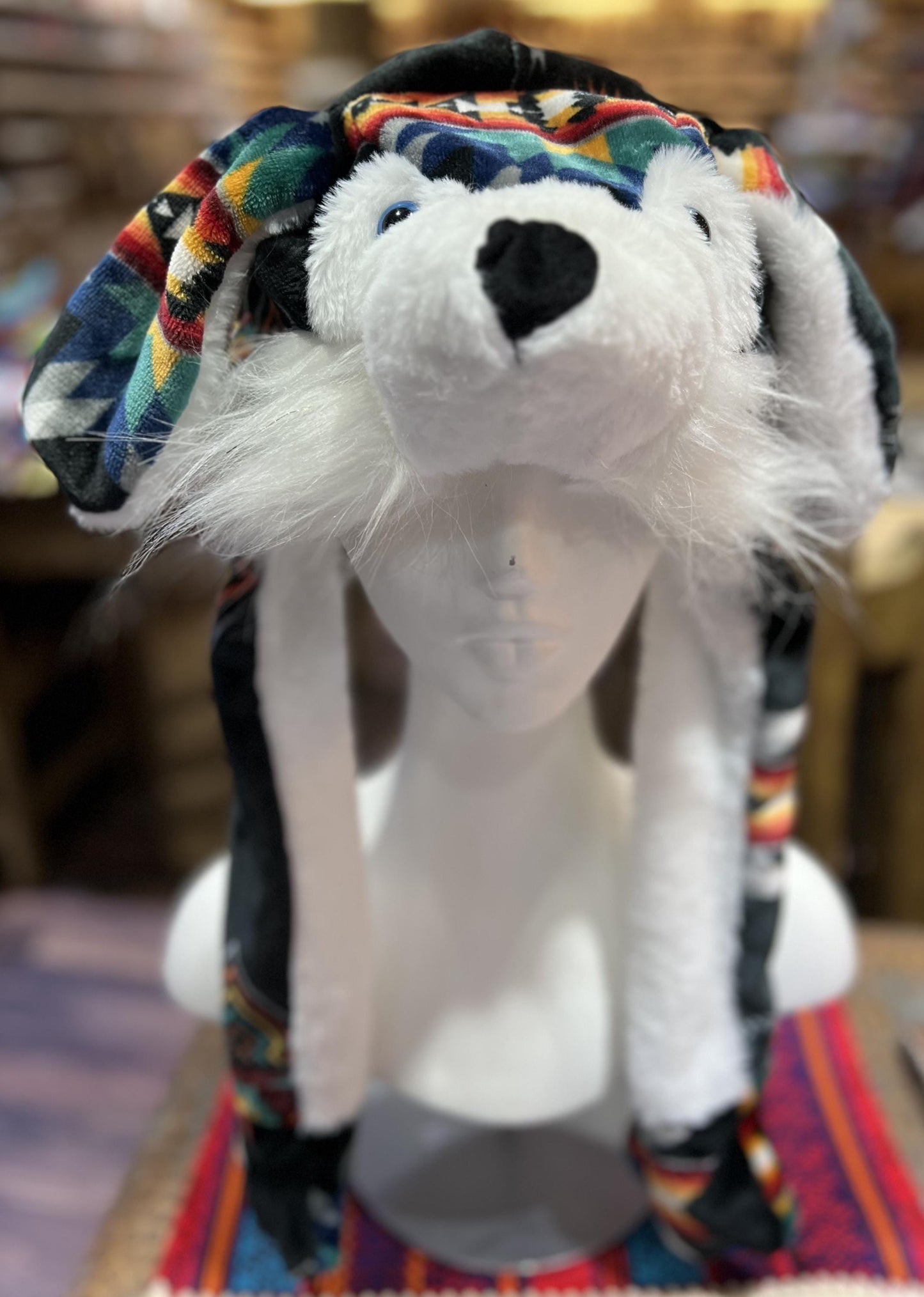 Light-Up LED Wolf Hat with Squeaky Paws & Ears All Tribes Treasures