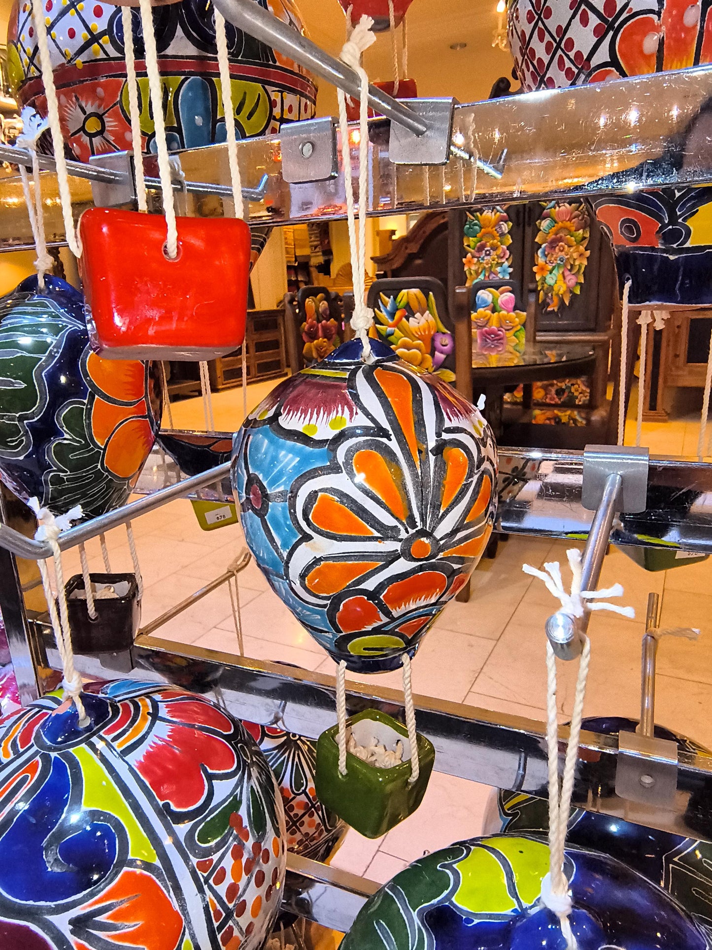 Talavera Hot Air Balloon Décor – Handmade in Mexico, 7 All Tribes Treasures