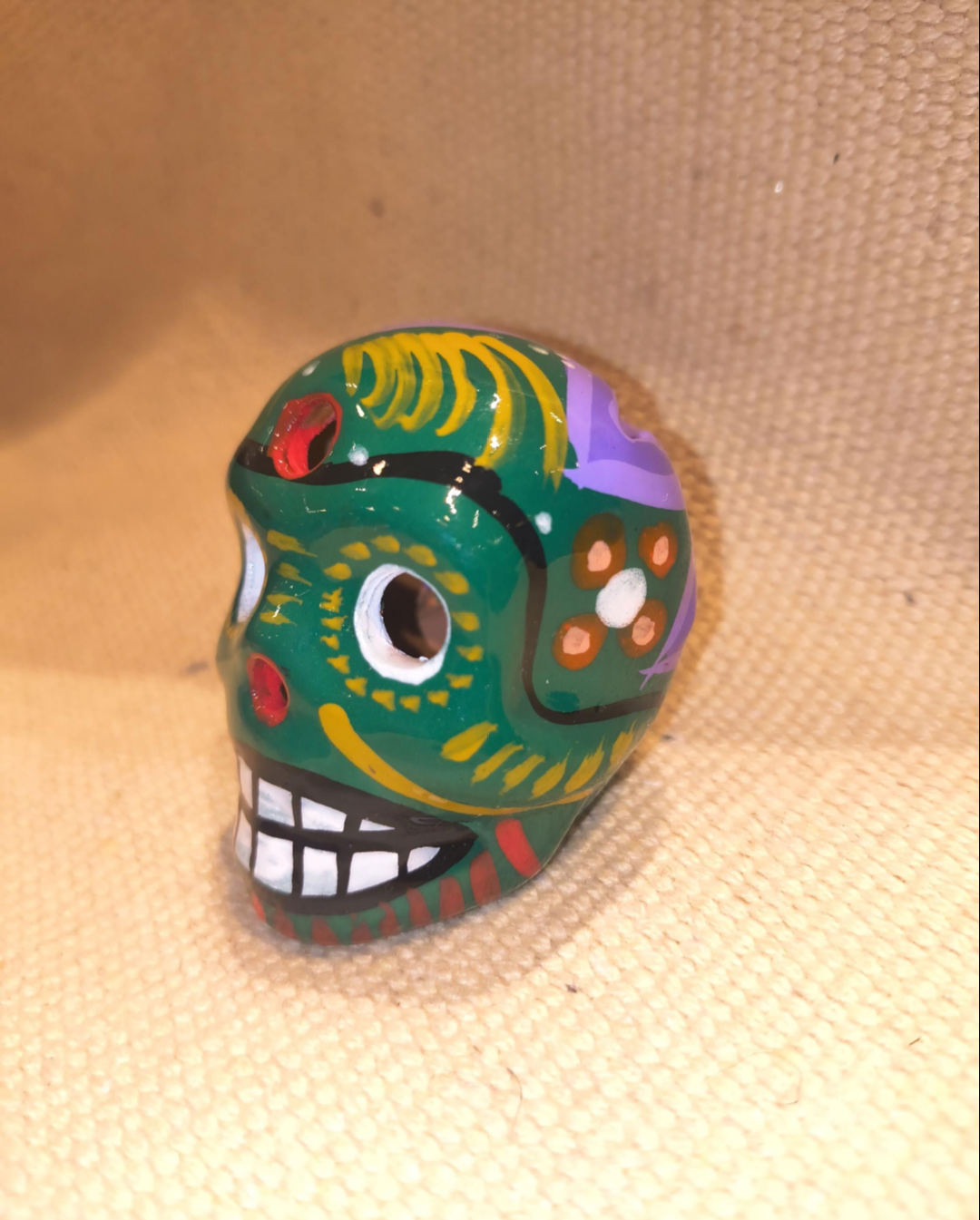 Hand Painted Sugar Skull from México | Ceramic Art