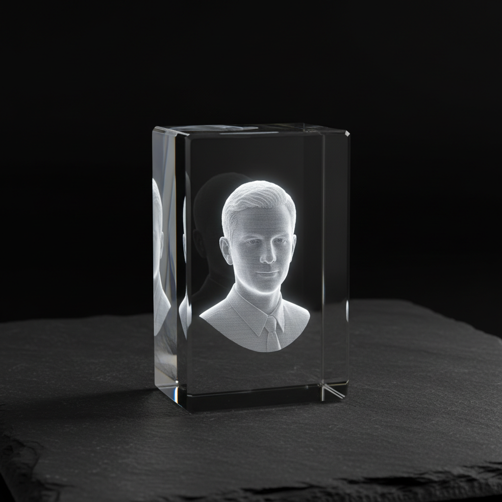 2×2×3 K9 Crystal Rectangle – No Base