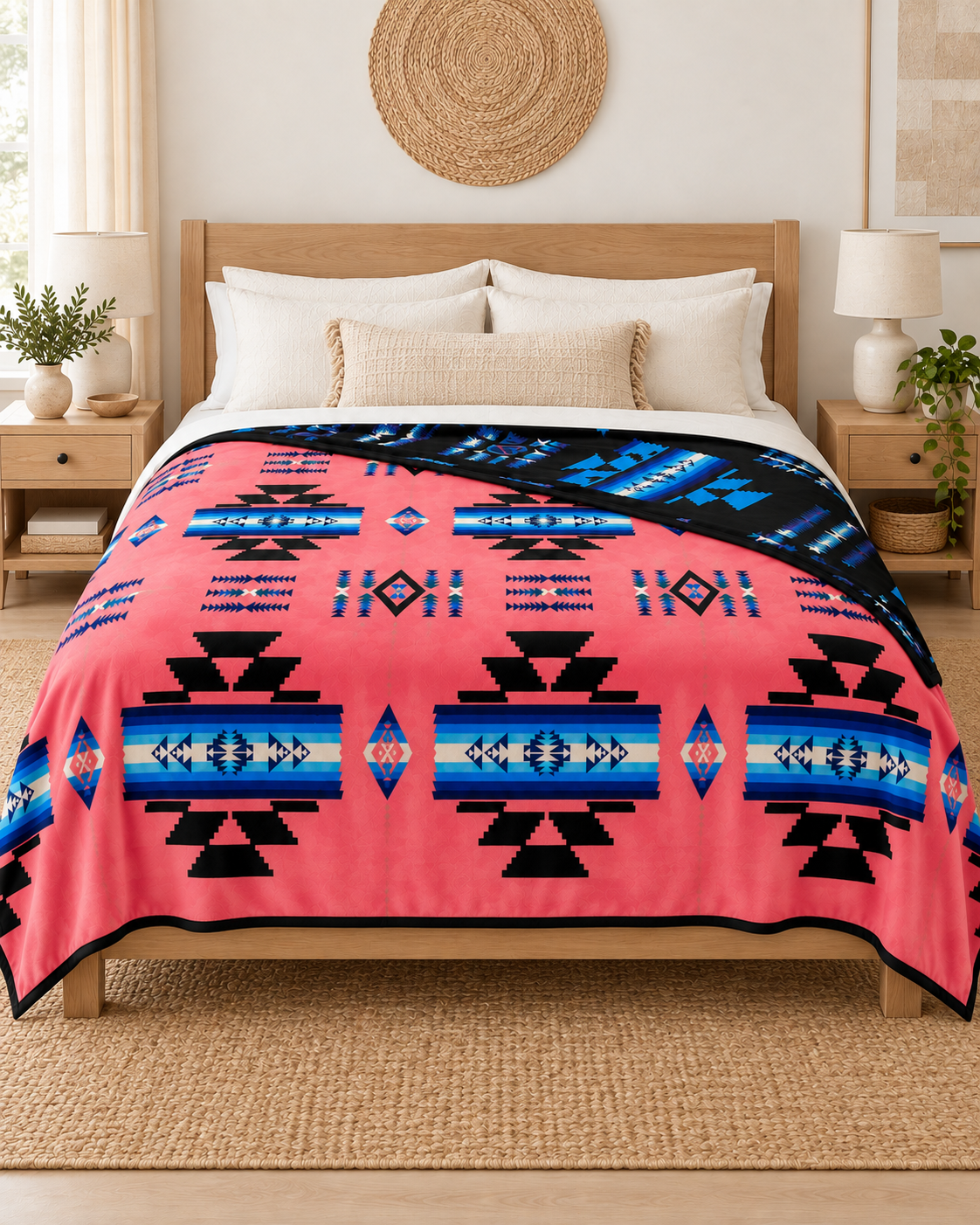 Storm Pattern Queen Blanket — All Tribes Treasures