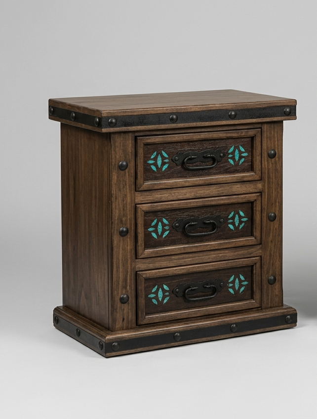 Handcrafted Leather & Pine Bedroom Set | Mexican Artisan | Queen