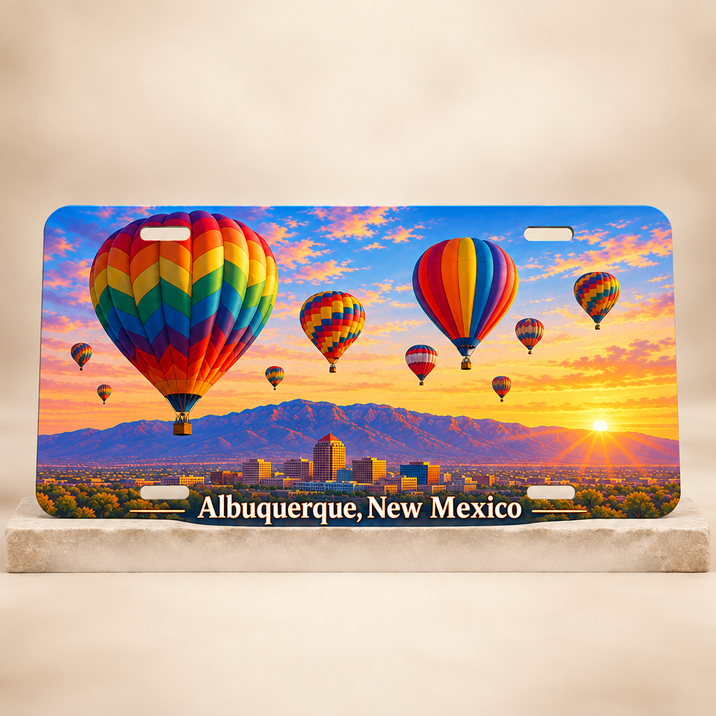 Albuquerque, New Mexico balloon plate