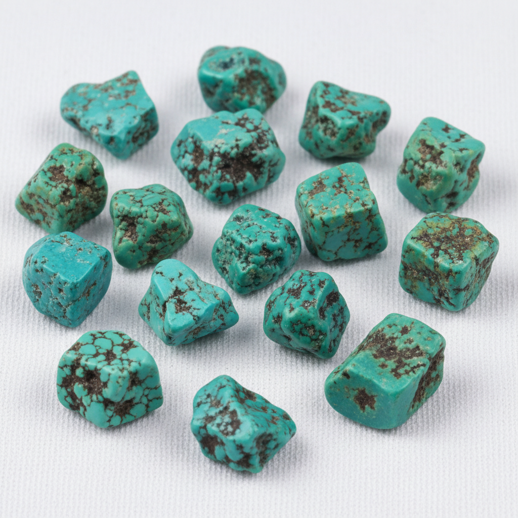 High Grade Rough Nevada Turquoise - Gem Quality Small Pieces