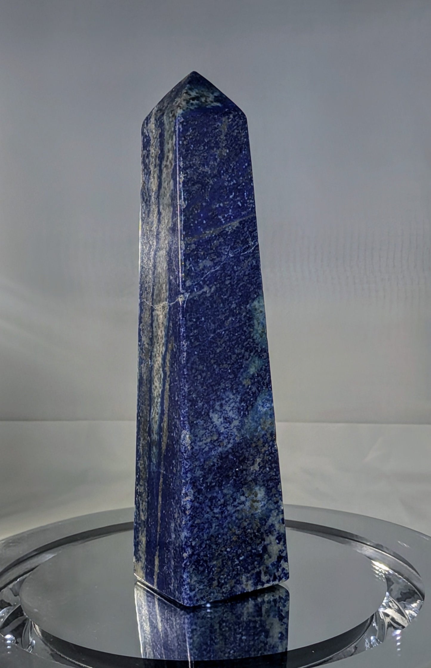 Large Natural High-Quality Lapis Lazuli Tower Point – 4 Edges Obelisk | Metaphysical Crystal Healing Energy - 1 of 3 Similar or better.