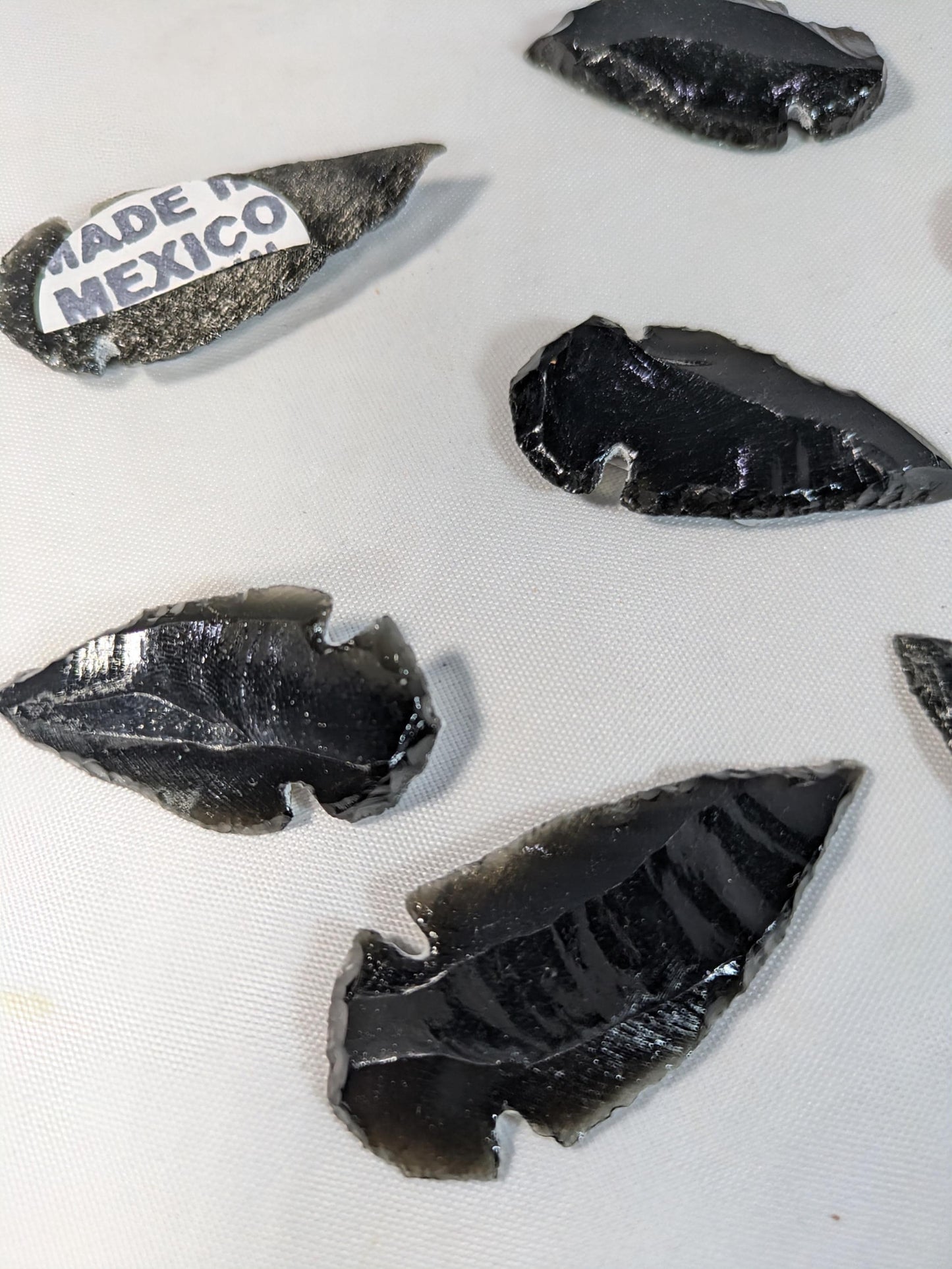 Obsidian Arrowheads Hand-Knapped - Hecho en Mexico All Tribes Treasures