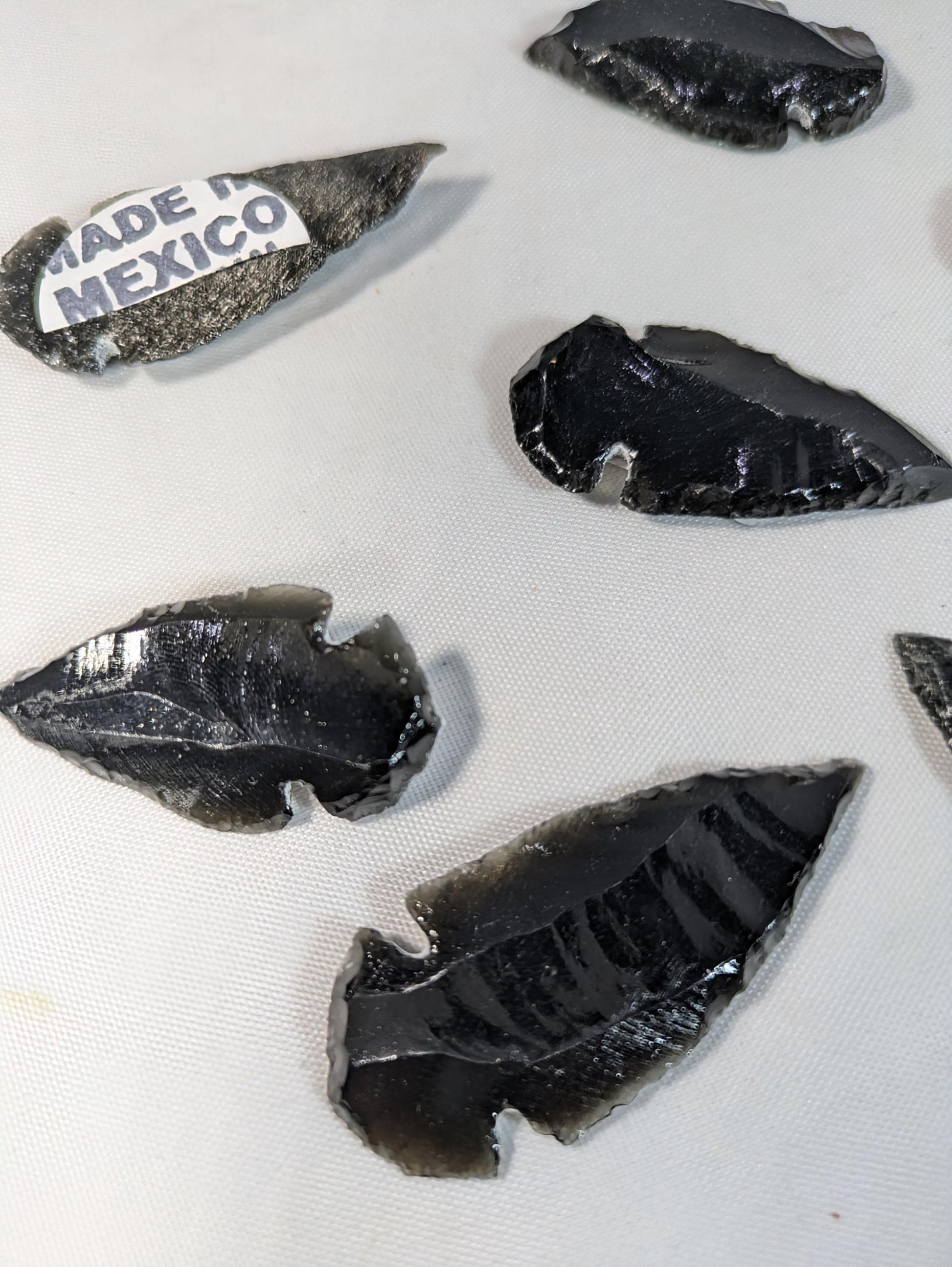 Obsidian Arrowheads Hand-Knapped - Hecho en Mexico All Tribes Treasures