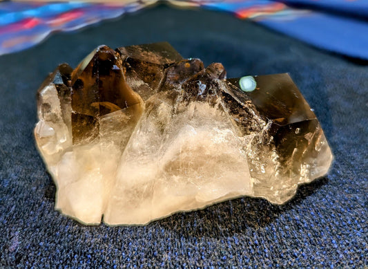 Unique Medium Smokey Quartz Crystal Cluster from Brazil All Tribes Treasures