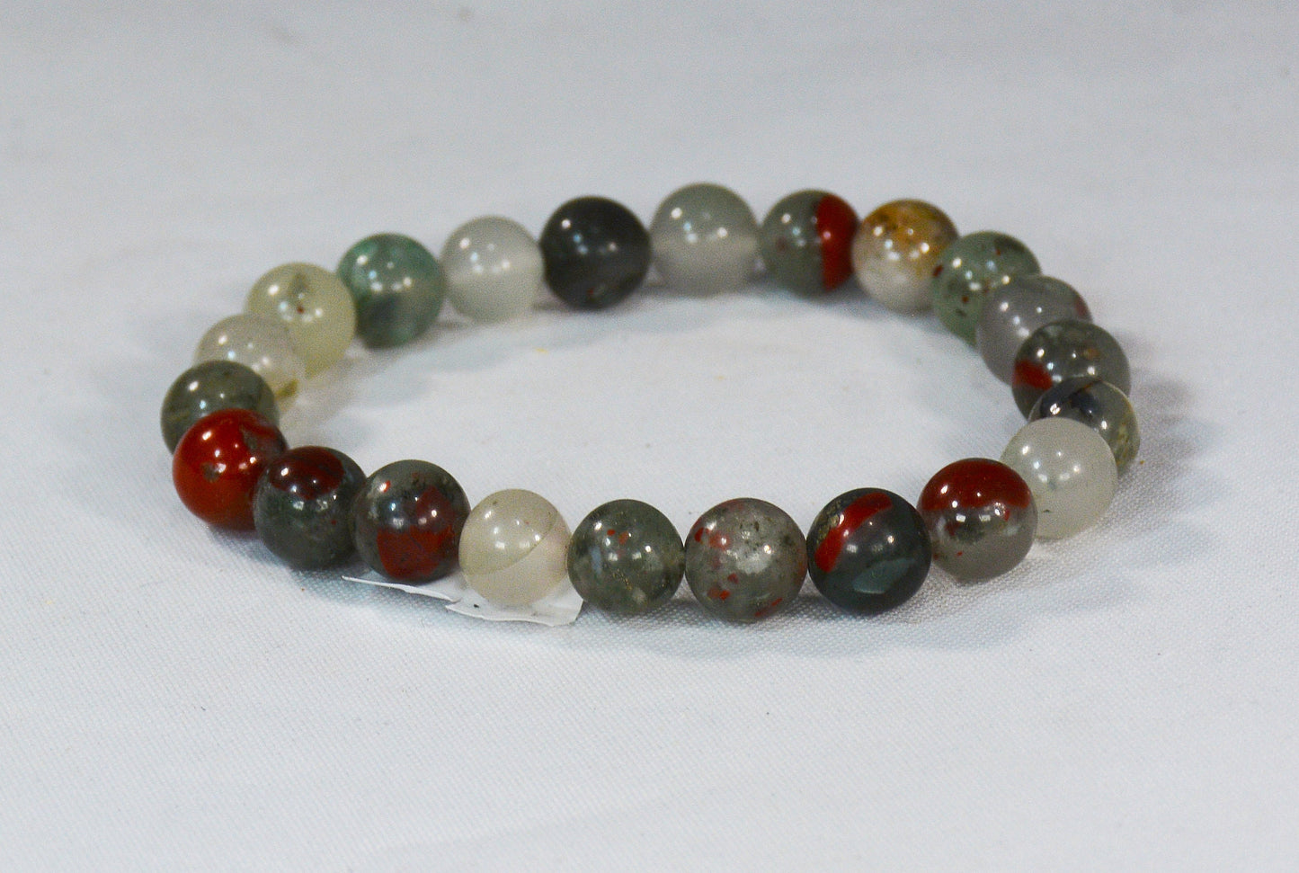 8mm African Bloodstone (Setonite) Stretch Bracelet – Healing Stone Jewelry