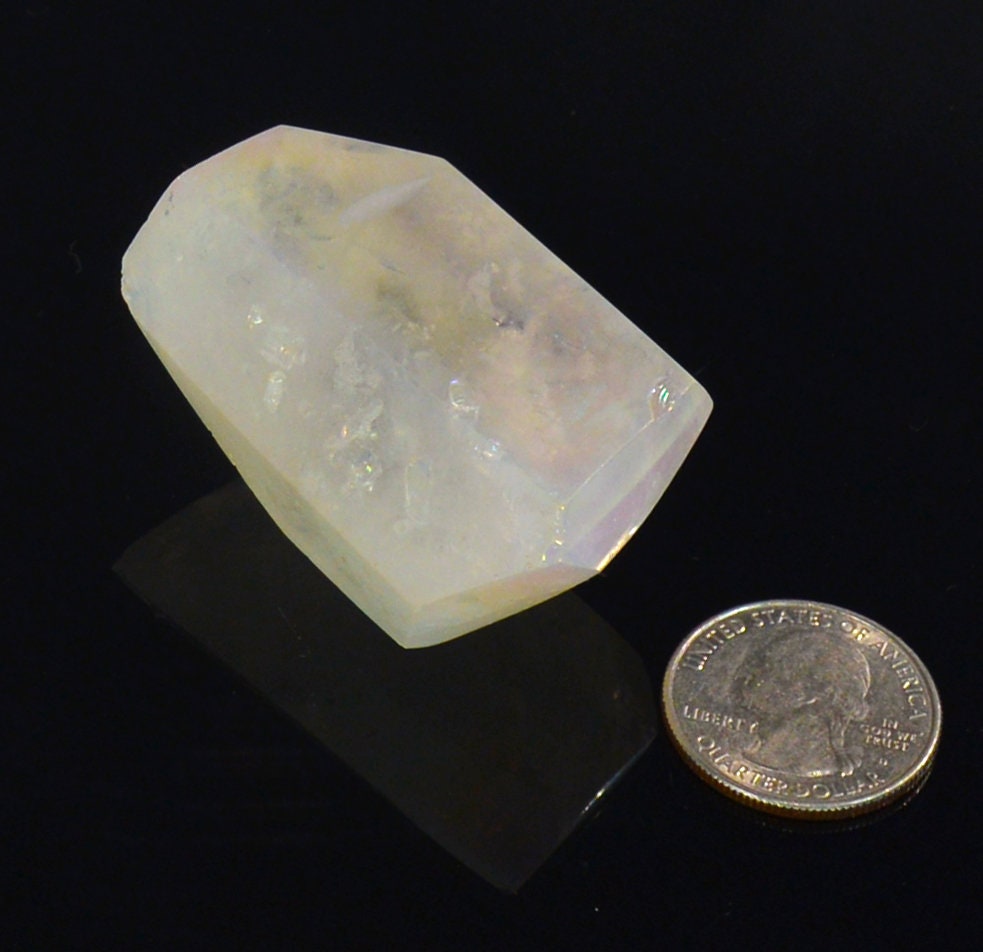 Angel Aura Quartz Crystal – Unique Polished Stone All Tribes Treasures