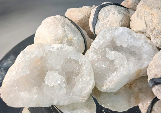 Clear Quartz & Agate Mexican Geode Pairs All Tribes Treasures