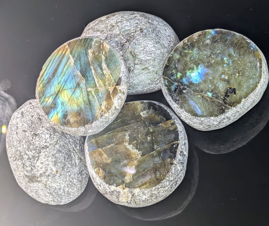 Labradorite Ema Eggs – Vision Stones | Seer Stone | Window Rock | Dragon Eggs | Emu Eggs