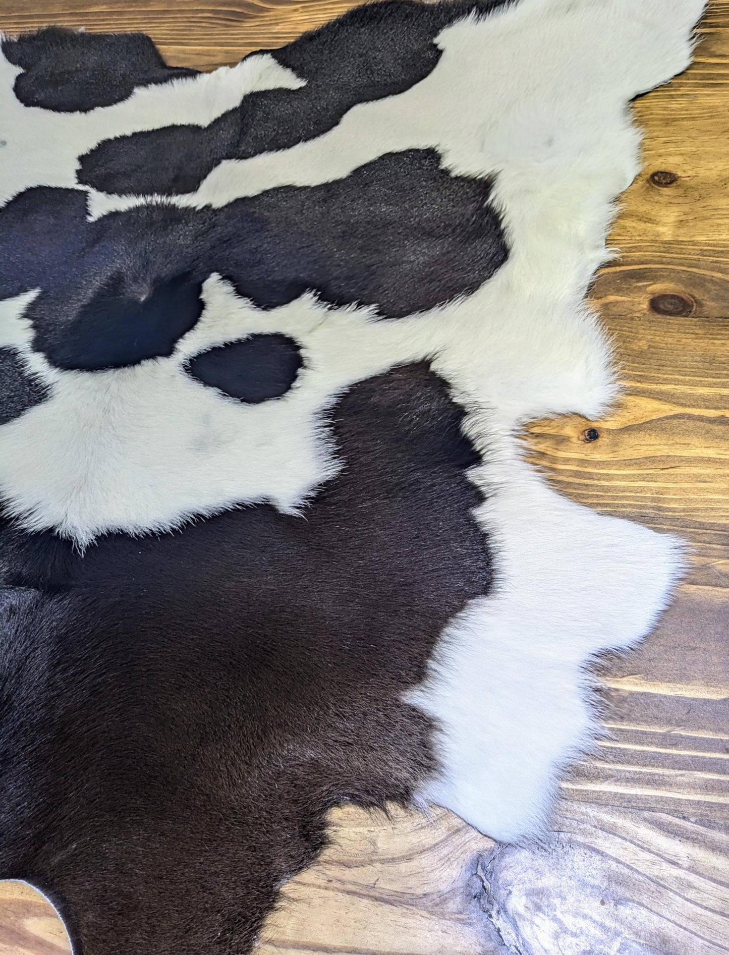 Decorative Calf Fur with Suede Back | Natural Tones | Handcrafted in Brazil