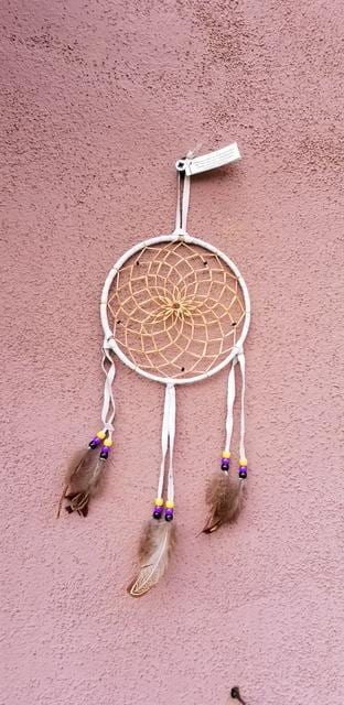 Handcrafted Diné (Navajo) Dream Catcher with Certificate of Authenticity by BW Martin | 5 Sizes | 8 Colors