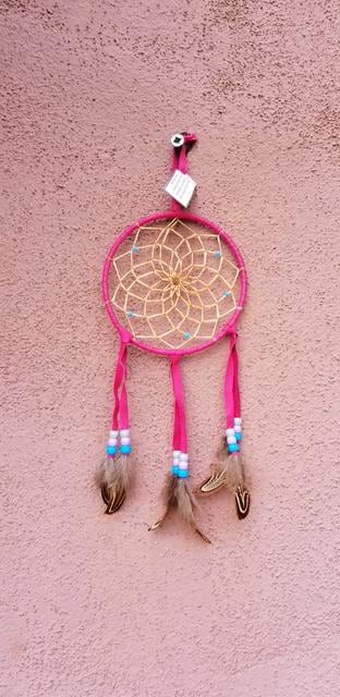 Handcrafted Diné (Navajo) Dream Catcher with Certificate of Authenticity by BW Martin | 5 Sizes | 8 Colors