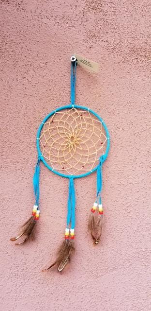 Handcrafted Diné (Navajo) Dream Catcher with Certificate of Authenticity by BW Martin | 5 Sizes | 8 Colors