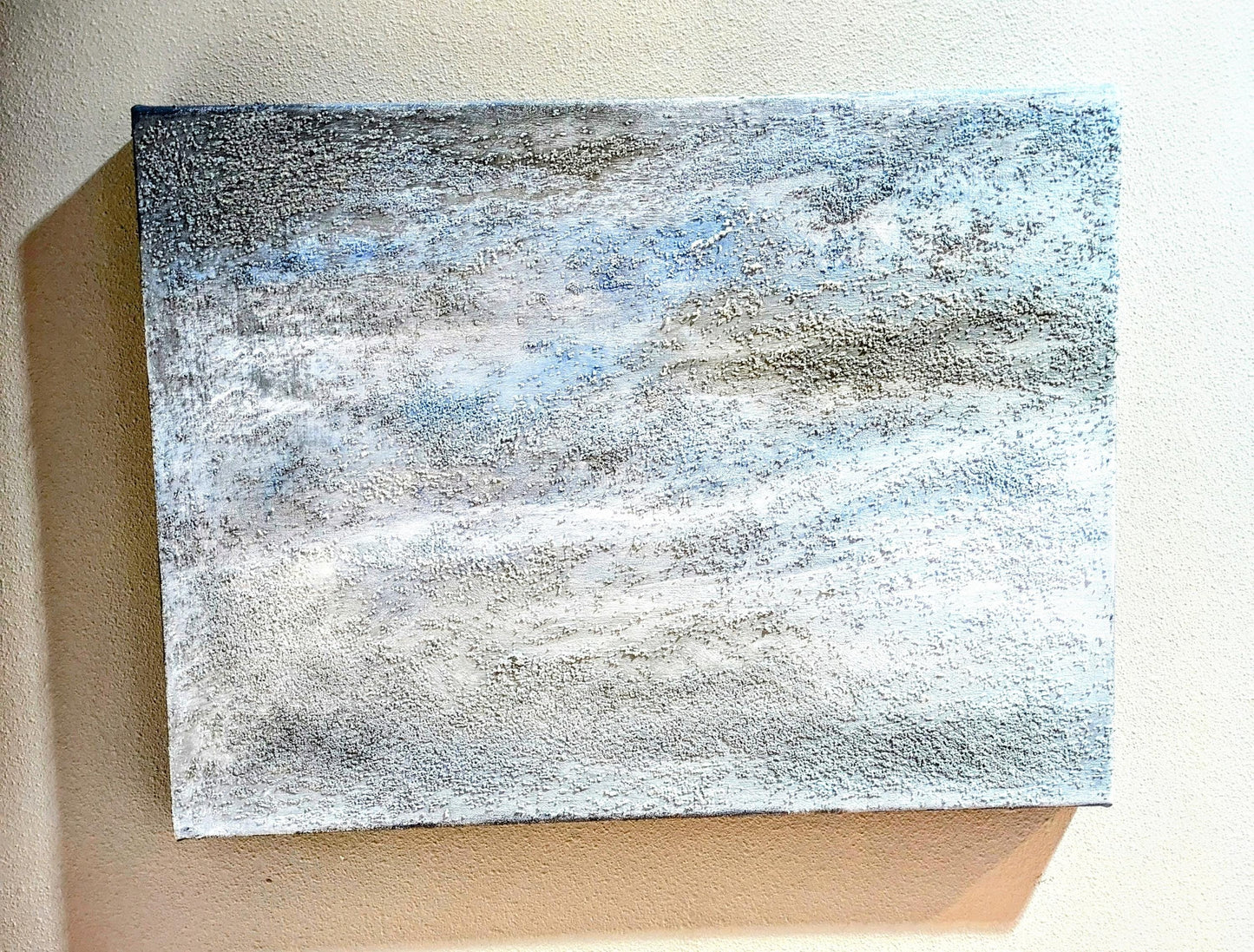 Sandhill Crane Acrylic Painting with Crystalline Texture All Tribes Treasures