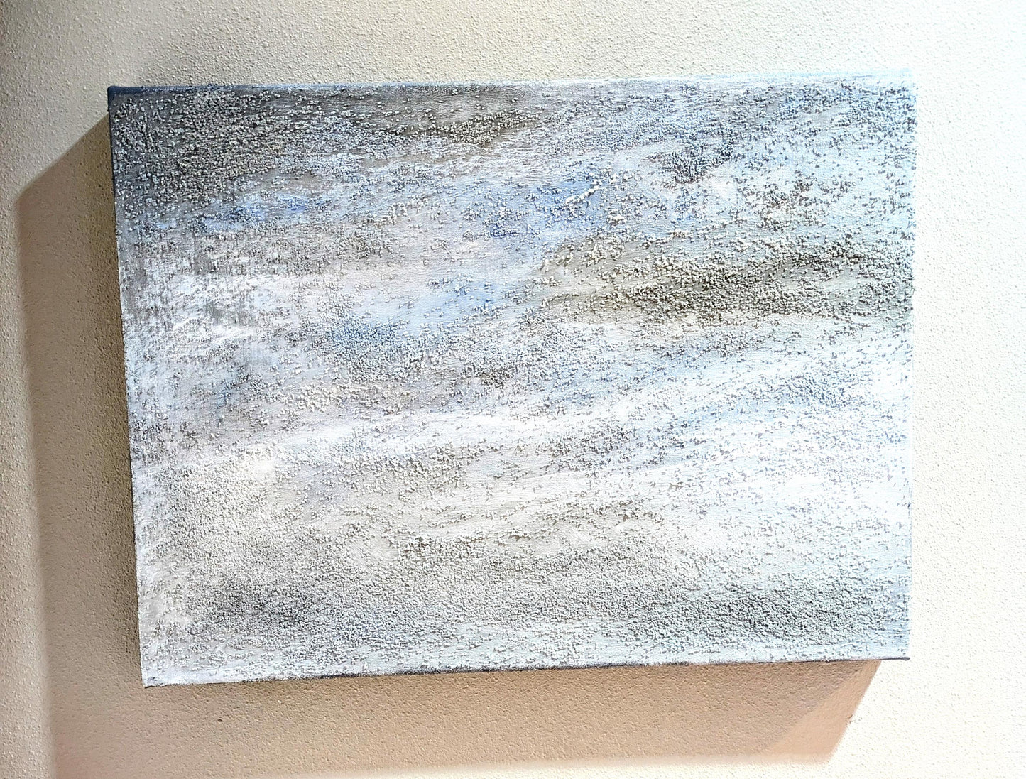 Sandhill Crane Acrylic Painting with Crystalline Texture All Tribes Treasures