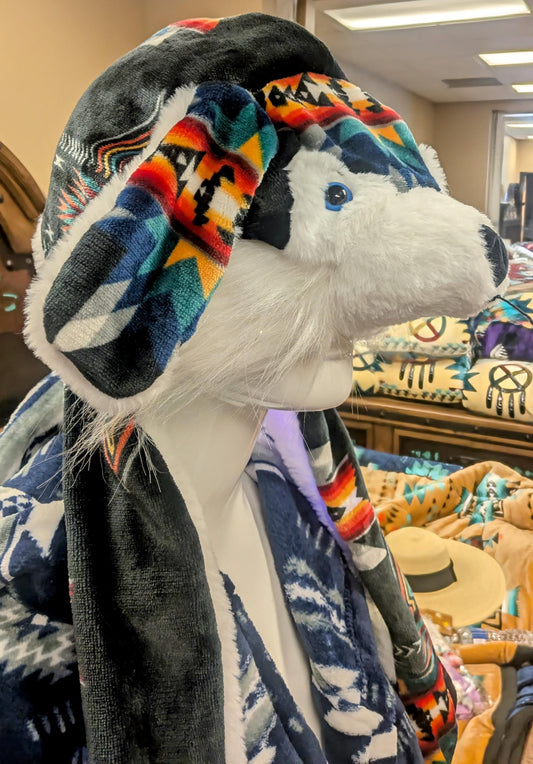 Light-Up LED Wolf Hat with Squeaky Paws & Ears All Tribes Treasures