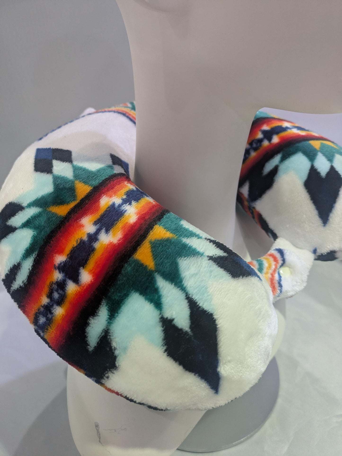 Tribal Travel Neck Pillow: Adjustable, Soft Polyester Comfort All Tribes Treasures